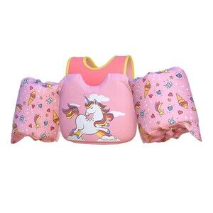 Dark Lightning Toddler Swim Vest Floaties Arm Wings 33-55 lbs USCG Approved